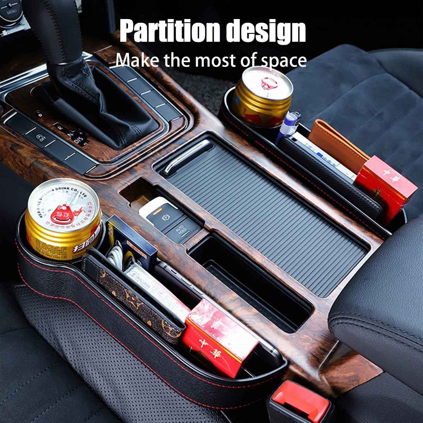 Car Seat Gap Filler, 2 Pack Multifunctiona