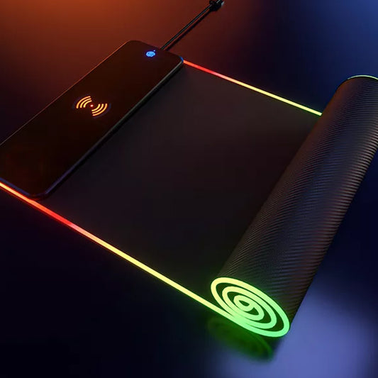 LED Mousepad With RGB 10W Wireless Mousepad.