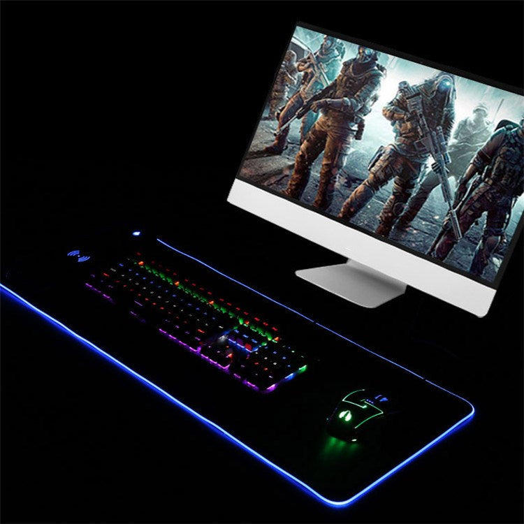 LED Mousepad With RGB 10W Wireless Mousepad.