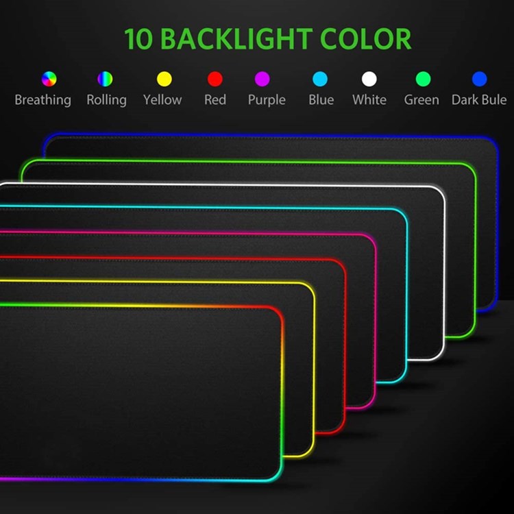 LED Mousepad With RGB 10W Wireless Mousepad.